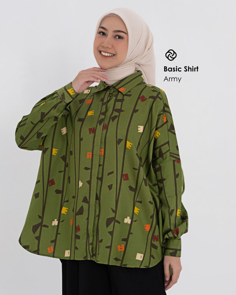 Atasan Wanita Deenay Basic Shirt Arundinaria Series