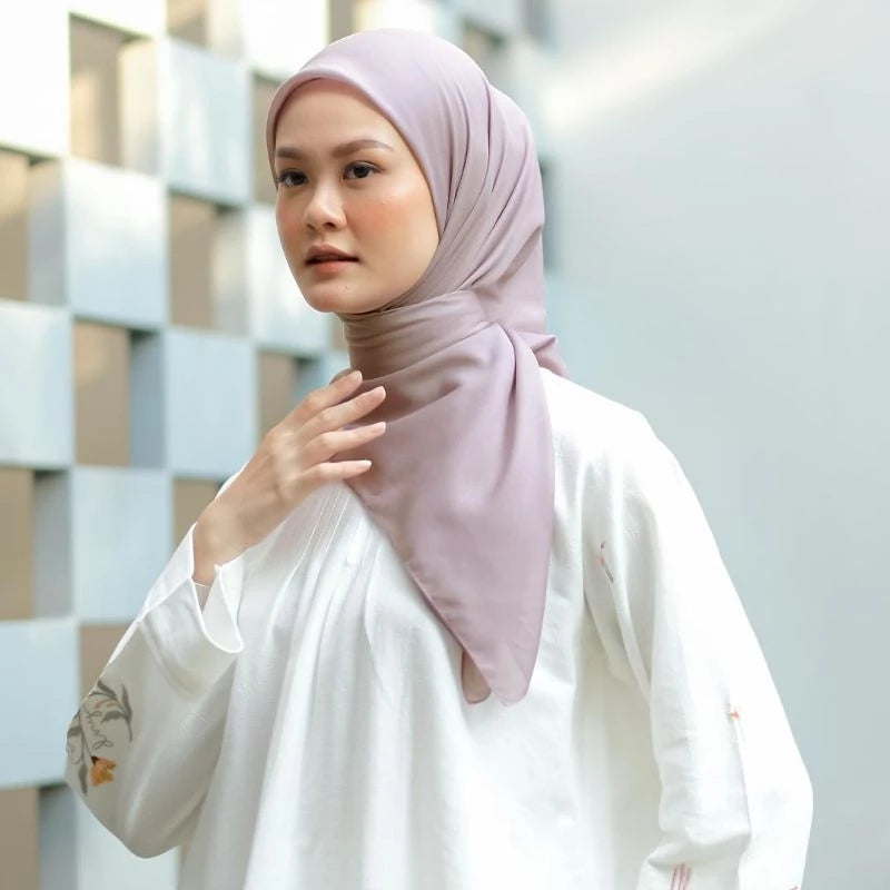 HIJAB DEENAY LIZA PLAIN MATTE GOLD VOAL SERIES VOL. 1