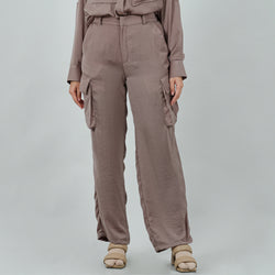 CARGO PANTS DEENAY ROEENA DEEP TAUPE