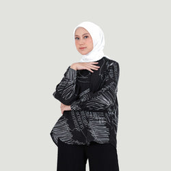 PRINTED BLOUSE DEENAY MONTRA BLACK