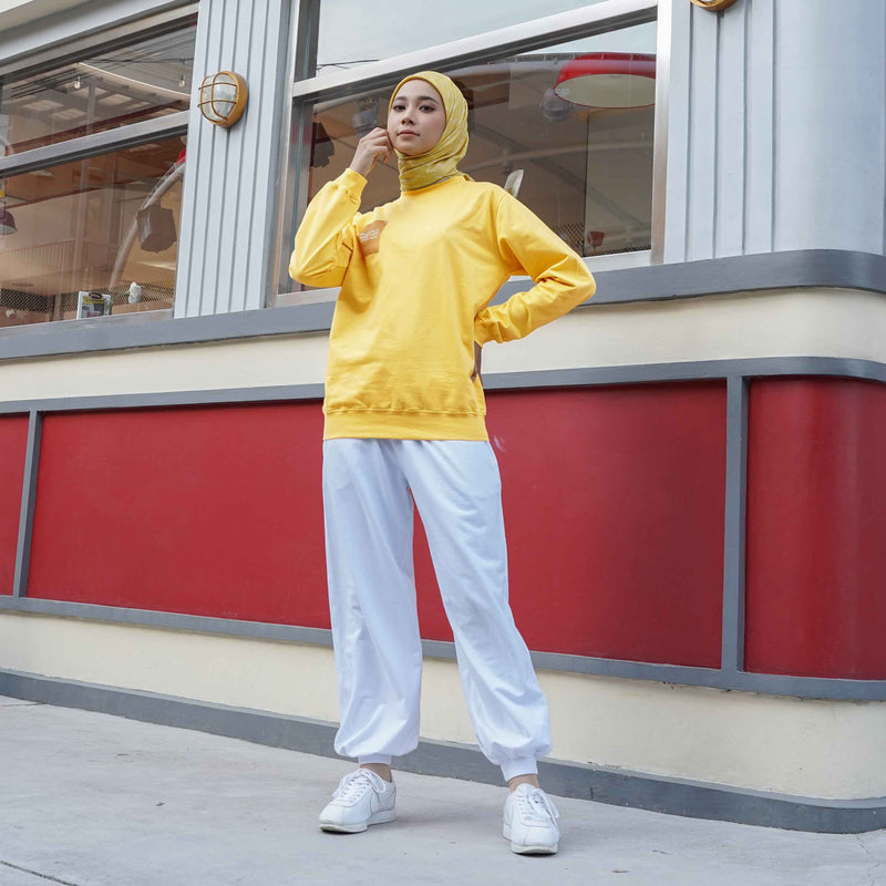 SWEATSHIRT DEENAY TOPPA YELLOW