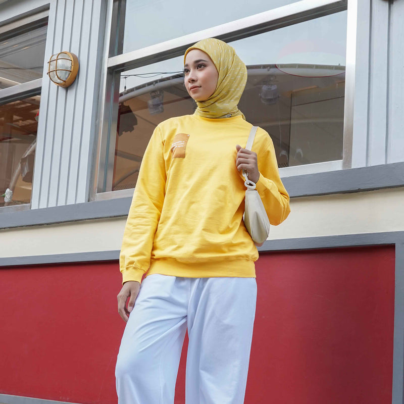 SWEATSHIRT DEENAY TOPPA YELLOW